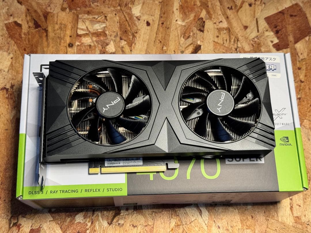 グラフィックボード・グラボ・ビデオカード PNY GeForce RTX 4070 SUPER 12GB