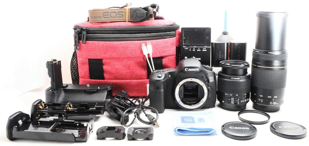 Canon EOS 60D✨一眼レフカメラ スマホ転送　ダブルズームキット