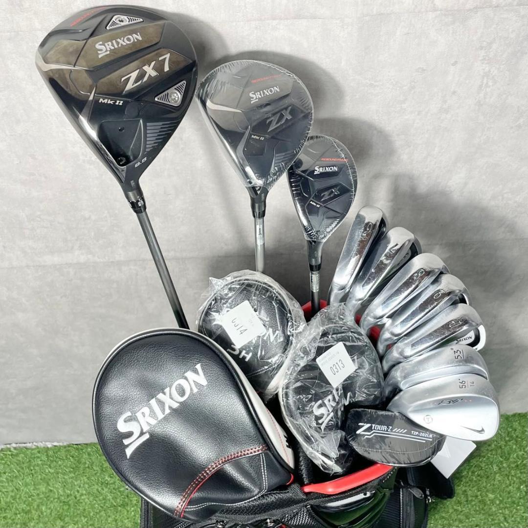 【貴重なレフティ】SRIXON ZX7 MKⅡゴルフクラブセット 11本 S 左