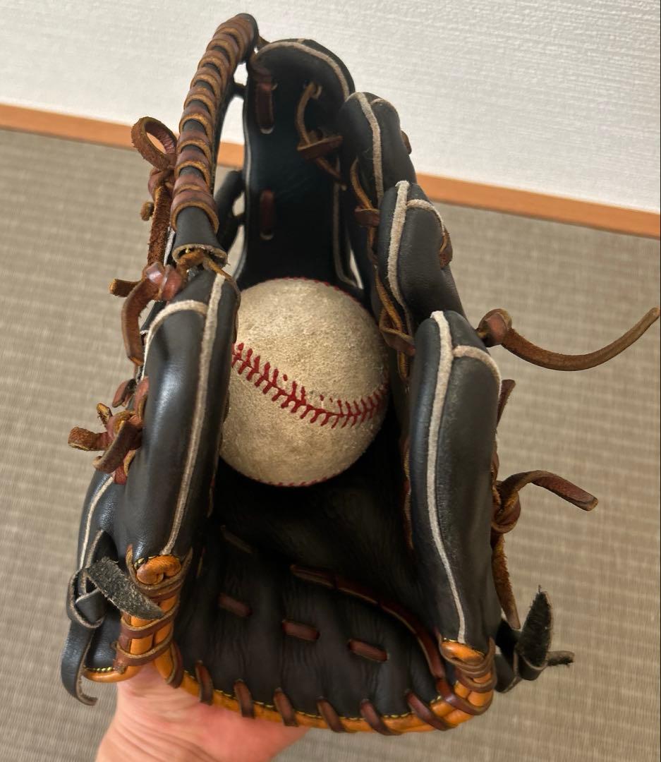 ワールドペガサス 硬式野球グローブ 黒 トレーニンググローブ