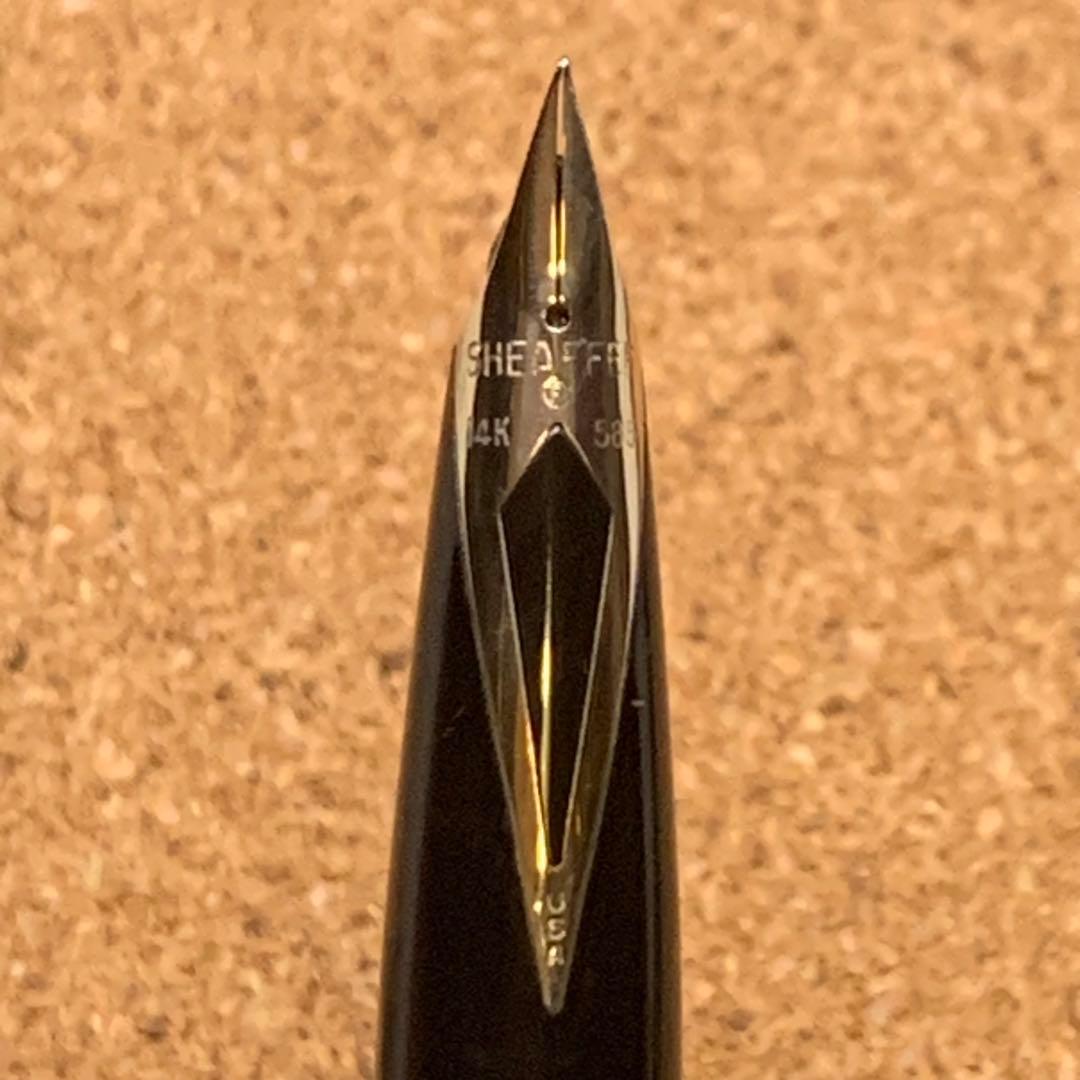 シェーファー　インペリアル　スターリングシルバー　万年筆　14K インレイドニブ