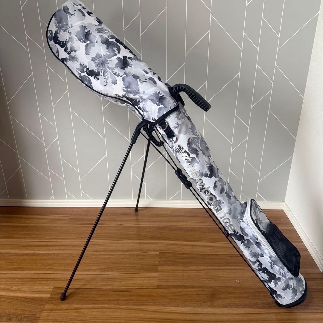 【中古】ニューバランス ゴルフ 花柄 セルフスタンドバッグ