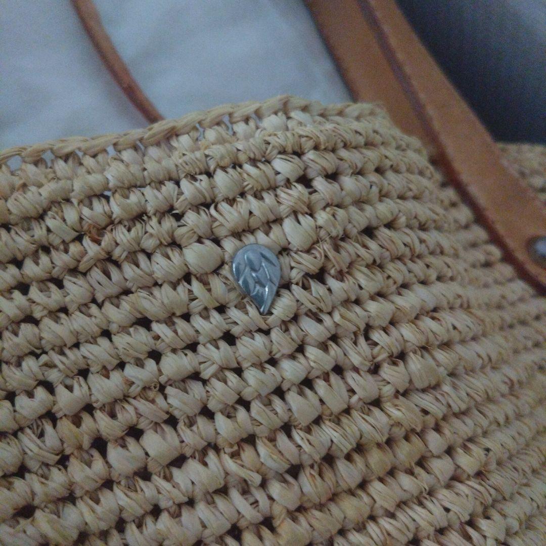 ヘレンカミンスキー　ストロー トートバッグ ベージュ