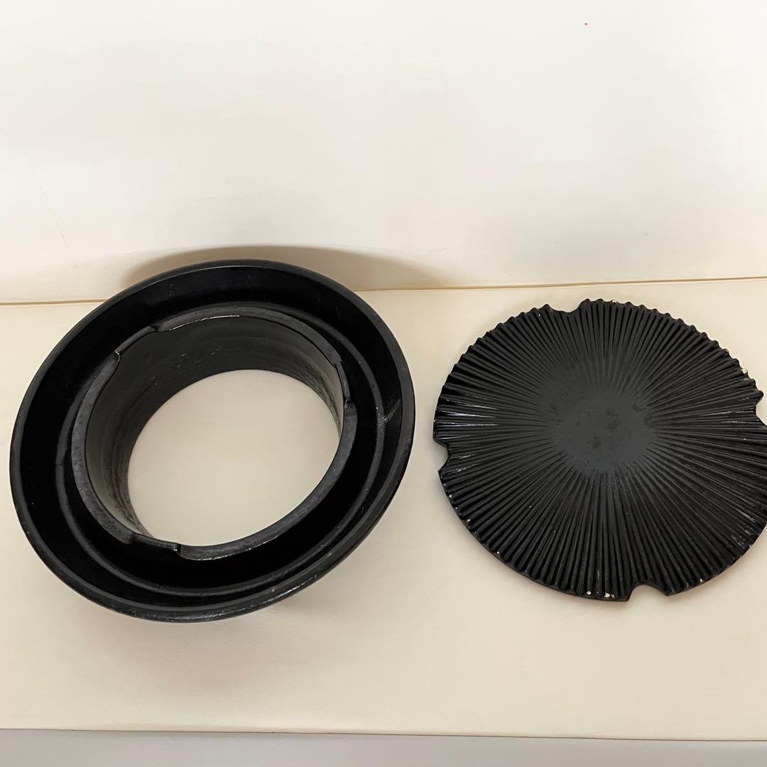 長谷園 微煙陶炉 やきやきさん 大 卓上グリル 焼肉 プレート　蓋付き