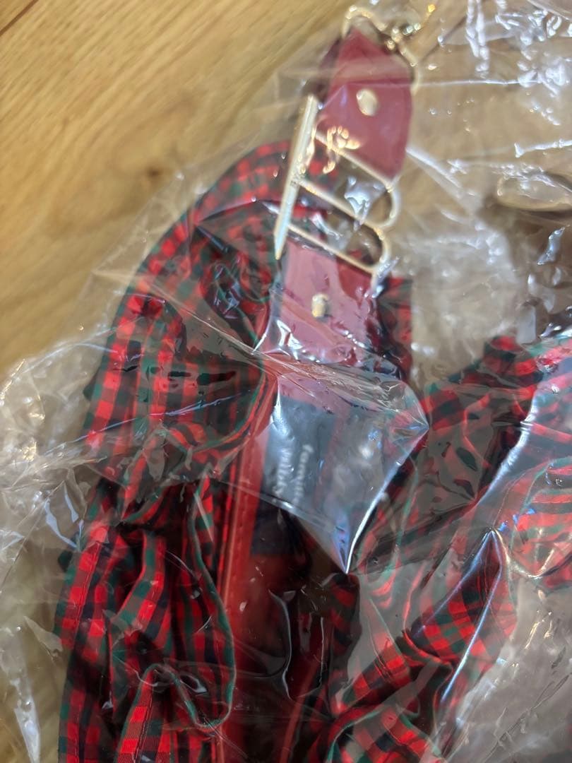 ファミリア　ビビィ　bibiy ショルダーストラップ　赤　新品同様