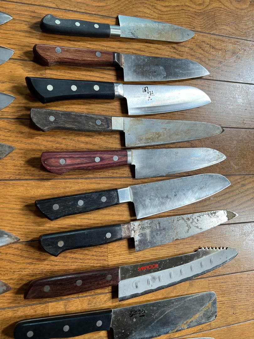 多様なキッチンナイフセット 50点