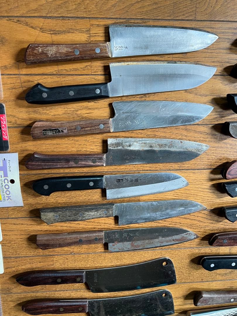 多様なキッチンナイフセット 50点