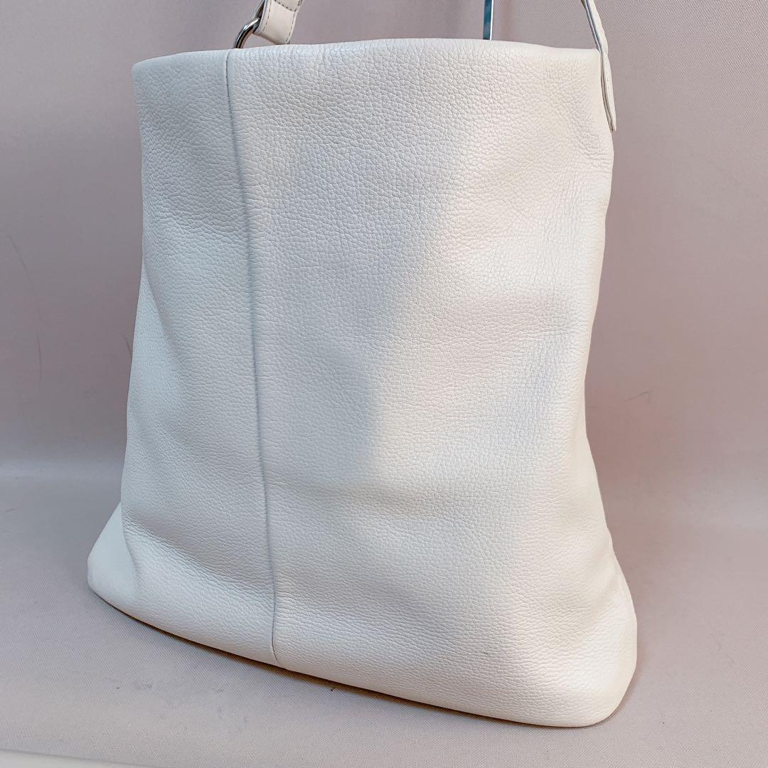 【そら。】russet ソフトレザーワンショルダーバッグ アイボリー