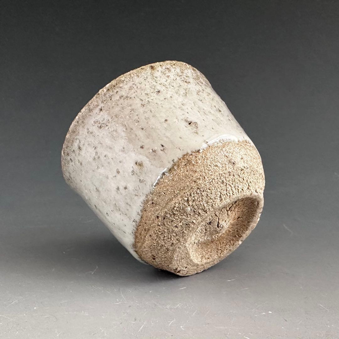 酒器　斑唐津　ぐい呑み　酒盃　田中佐次郎　復活　共箱　陶芸　唐津焼　懐石料理