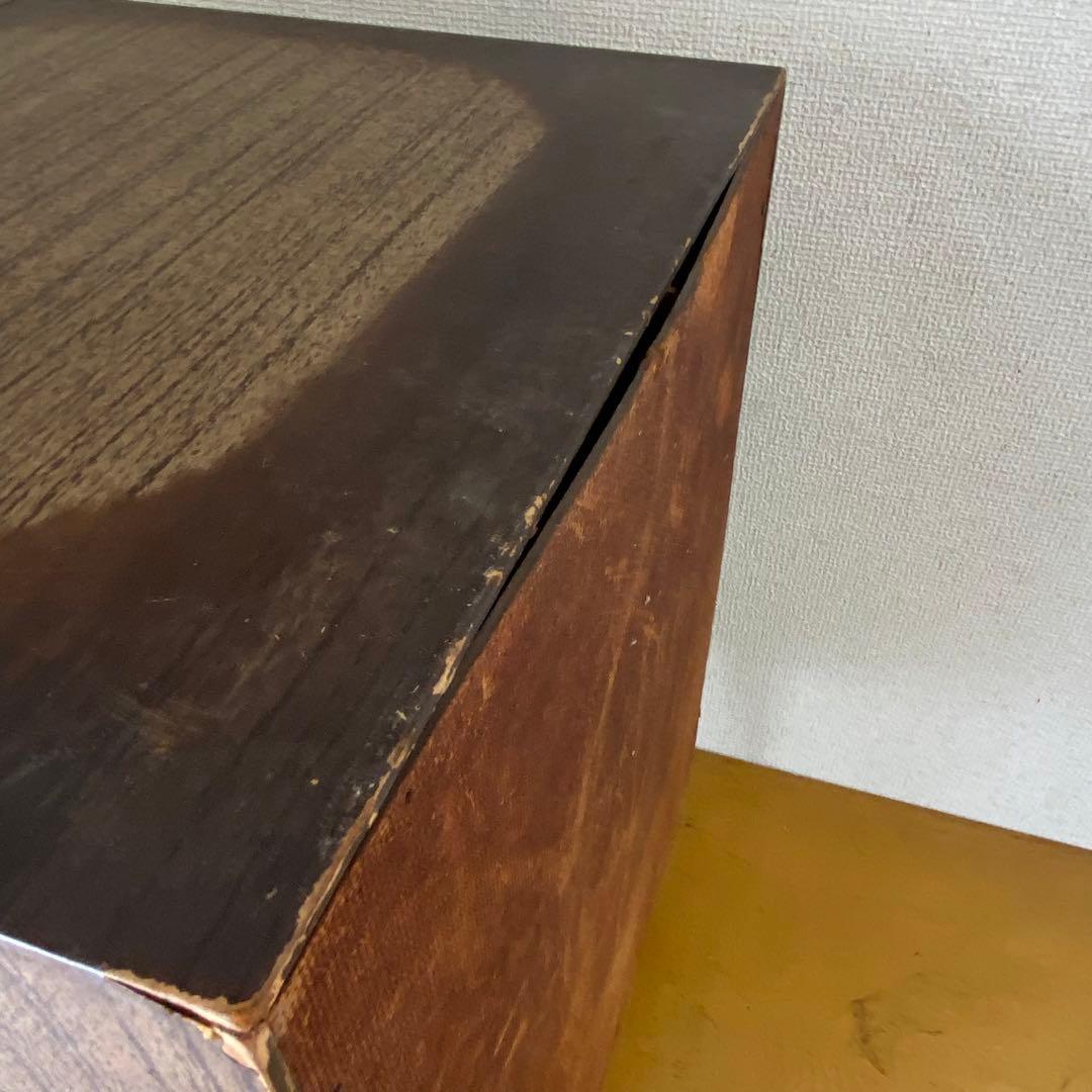 長期自宅保管 Victor レコードラック 収納ボックス 昭和レトロ ビンテージ