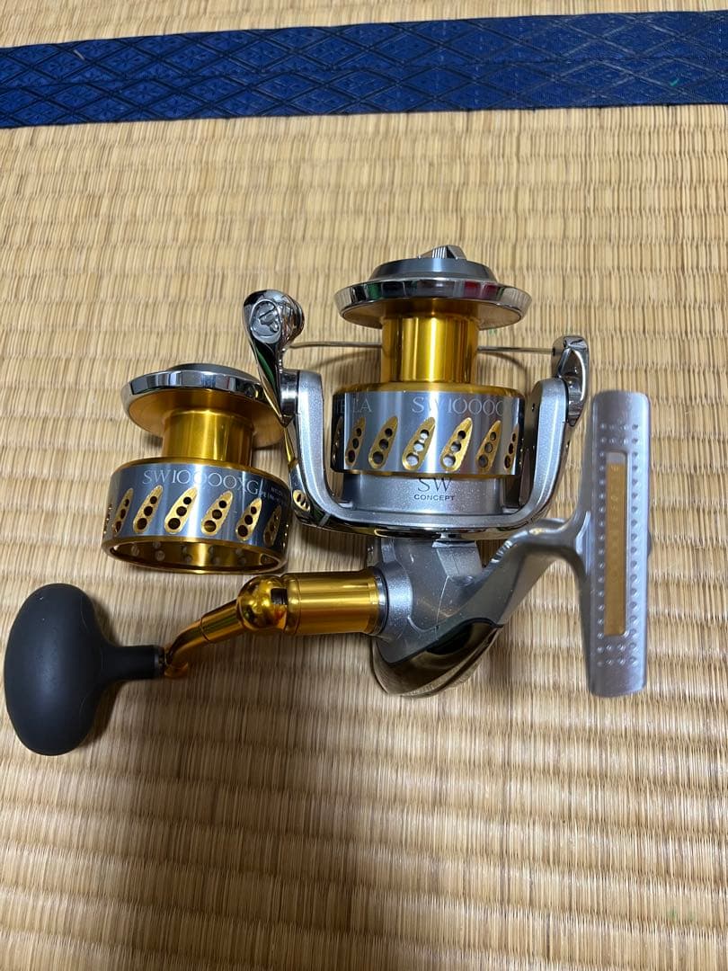 08ステラSW 10000XG夢屋ハンドル +替えスプール