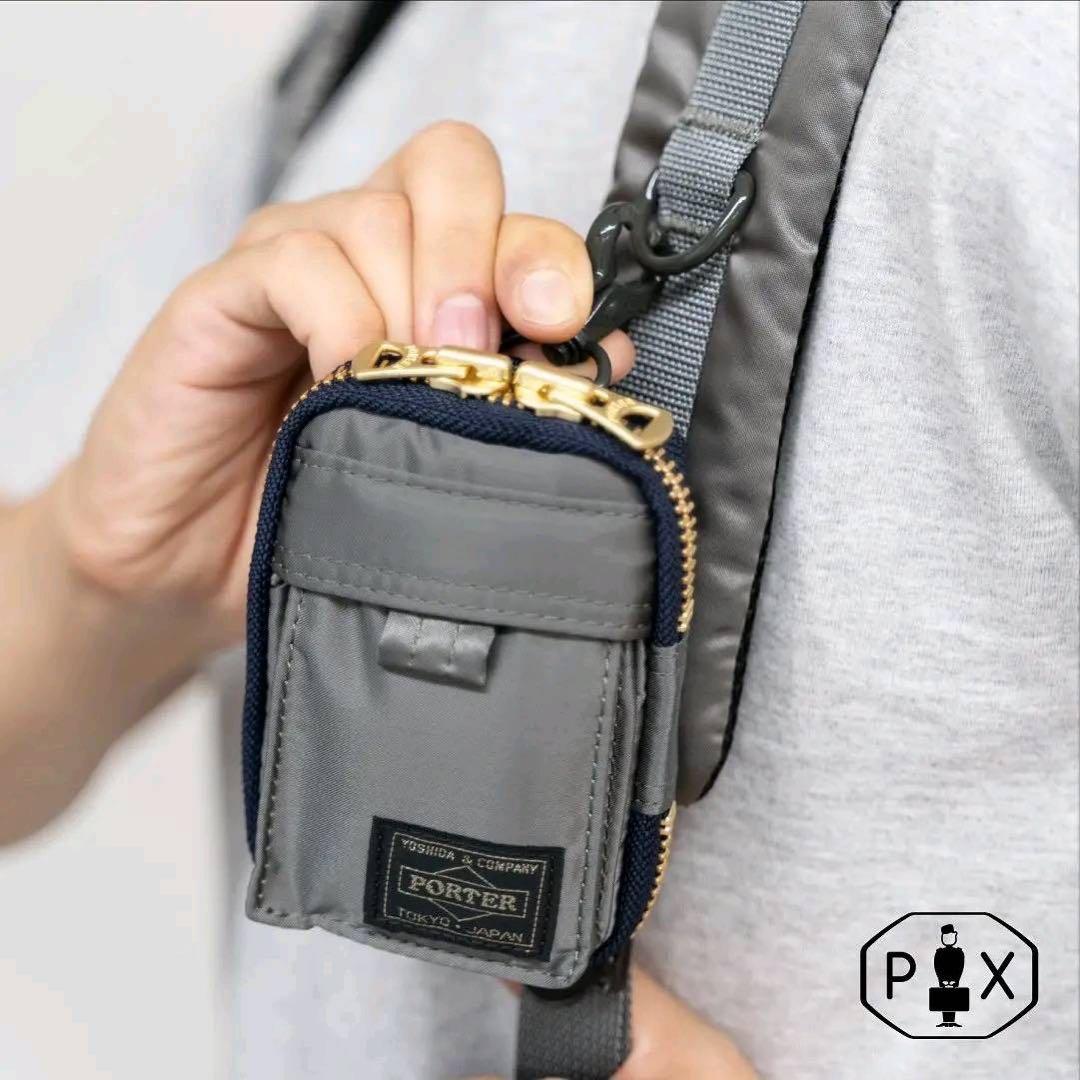 PORTER＿PX TANKER KEY PACK＿タンカーキーケースシルバー