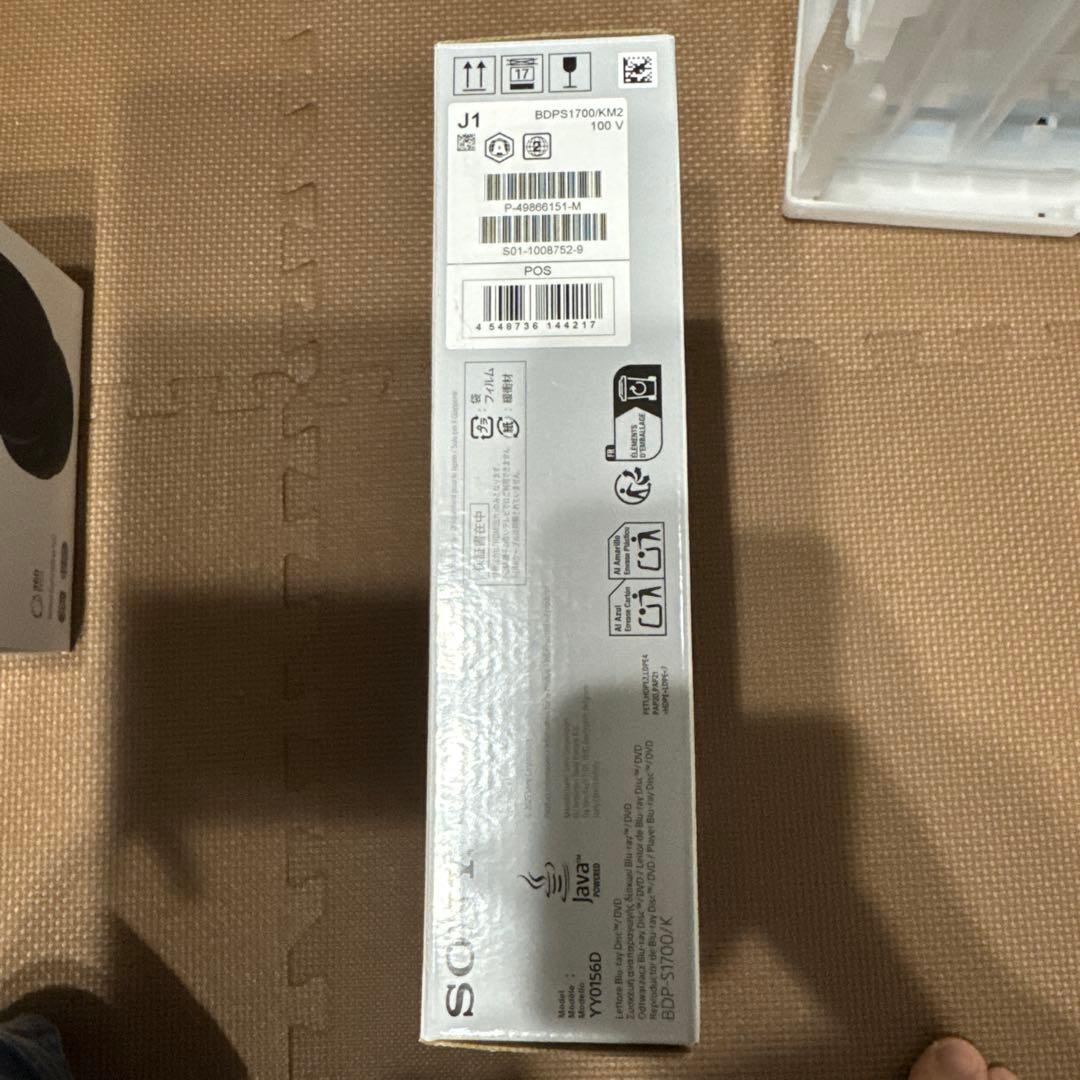 SONY S1700/K ブルーレイディスク