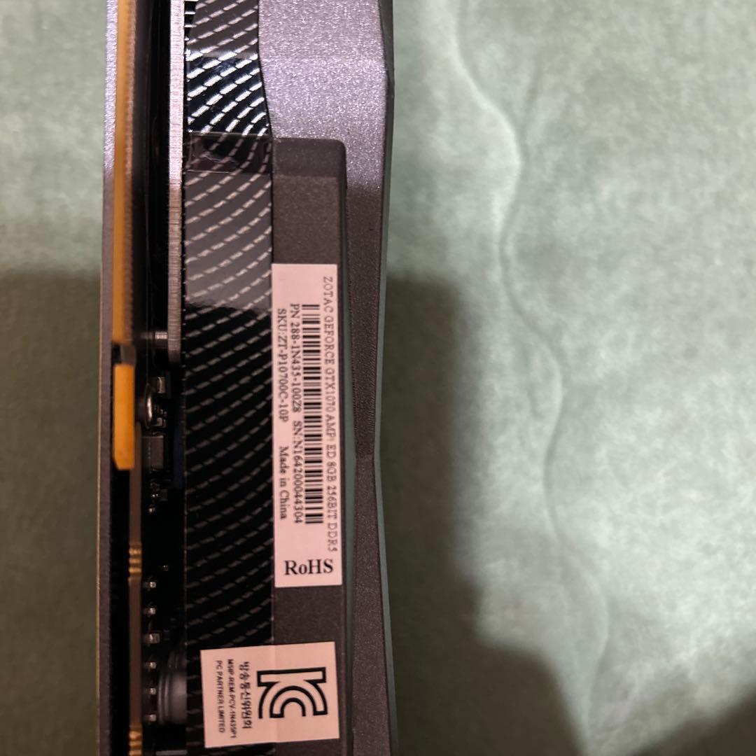 ZOTAC GeForce GTX 1070 8GB グラフィックボード