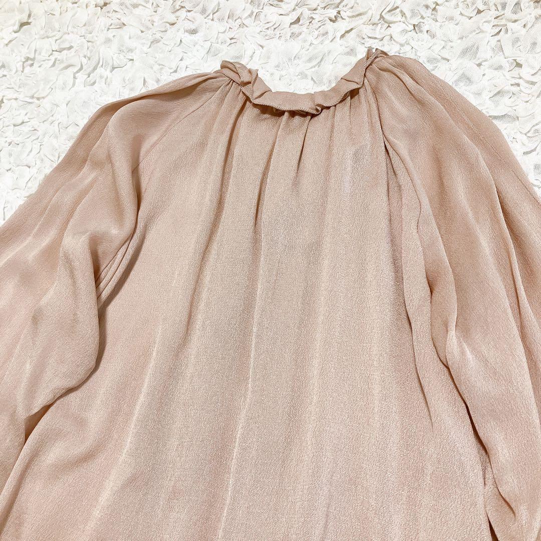 カタログ掲載【25SS】MORABITO SPELL フリルブラウス　ピンク