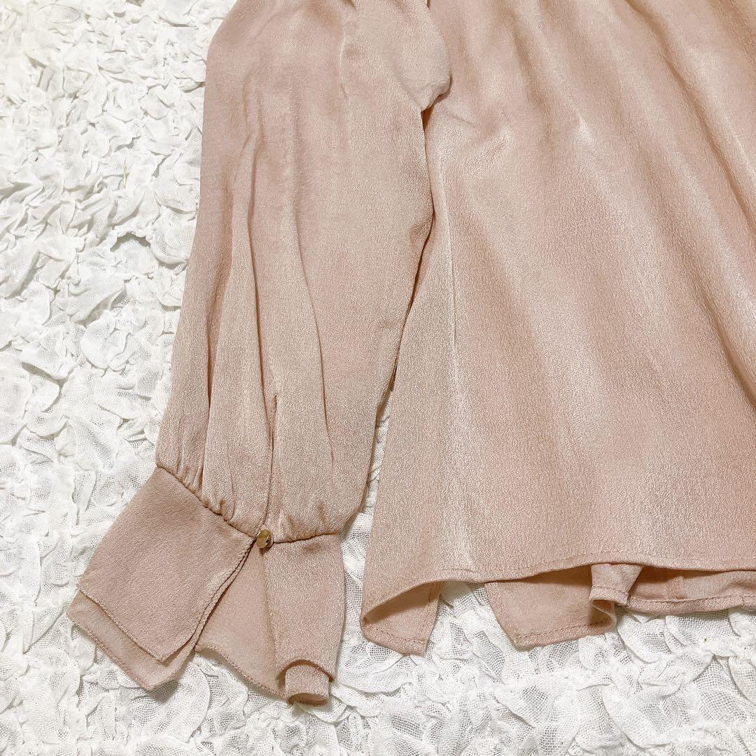 カタログ掲載【25SS】MORABITO SPELL フリルブラウス　ピンク