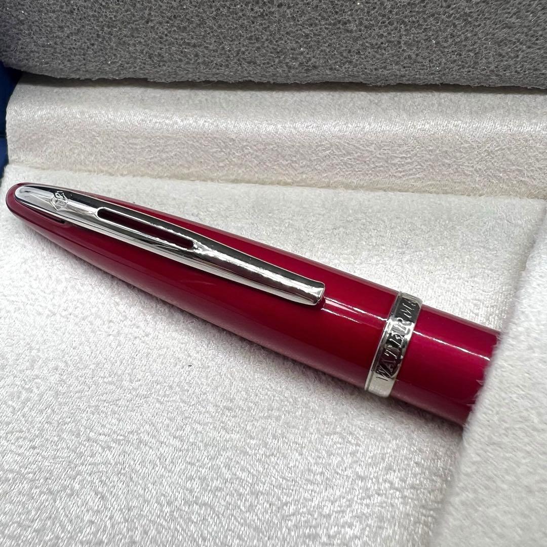 Waterman ウォーターマン　赤 万年筆　カレン
