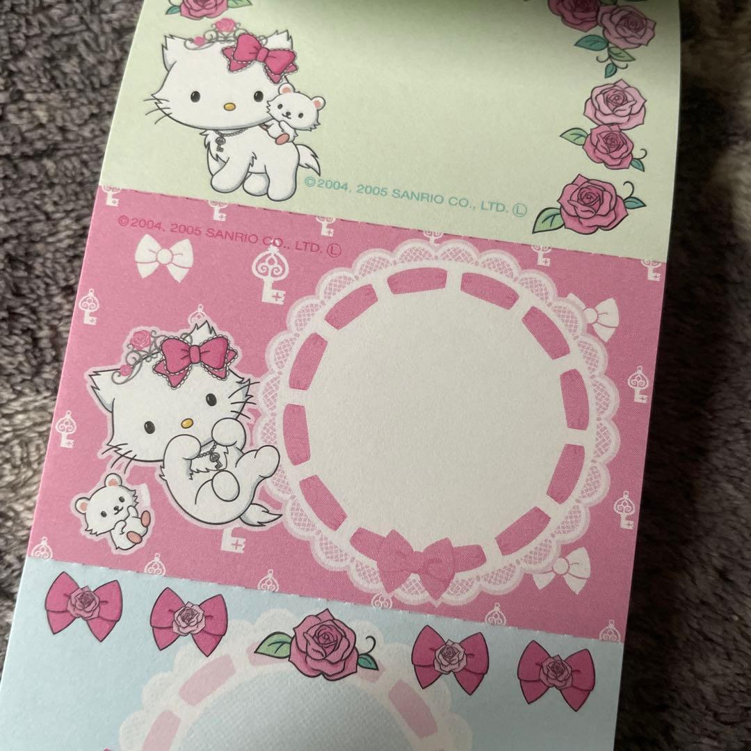 Charmmy kittyメモ帳　コスメ柄　レア　希少