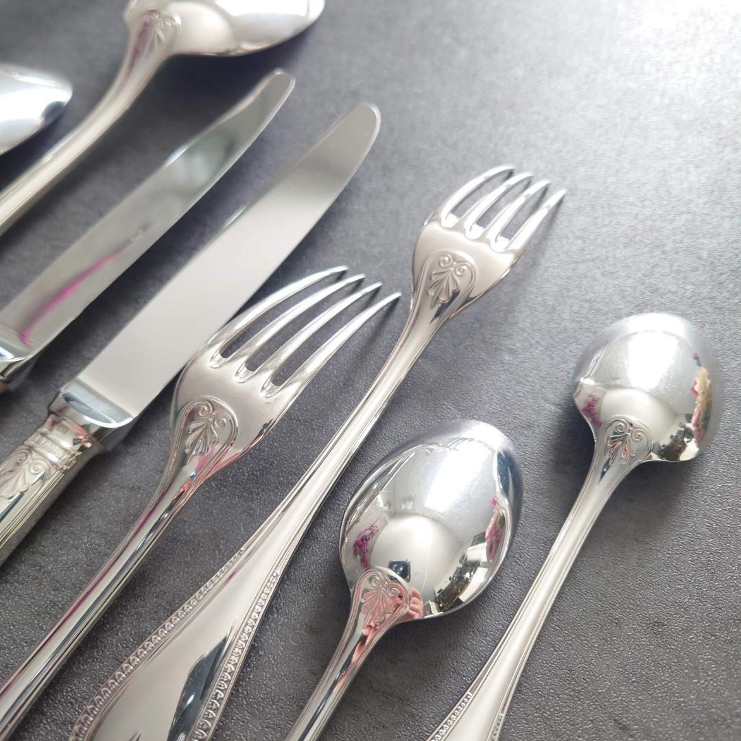 美品 クリストフル マルメゾン テーブルサイズ デザートサイズ 12点