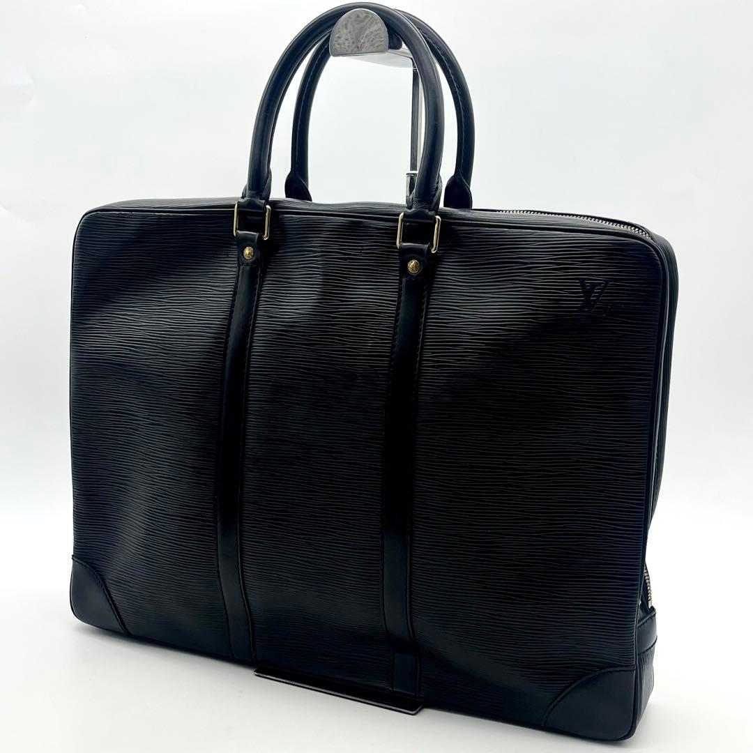 ルイヴィトン エピ ポルトドキュマンヴォワヤージュ ビジネスバッグ 正規品 本物