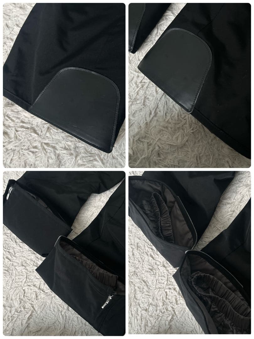 美品　デサント DESCENTE スキーウェア 上下セット　ダウン　黒　L