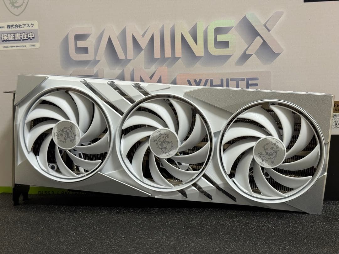 グラフィックボード・グラボ・ビデオカード MSI RTX 4070 Ti GAMING X SLIM WHITE 12G