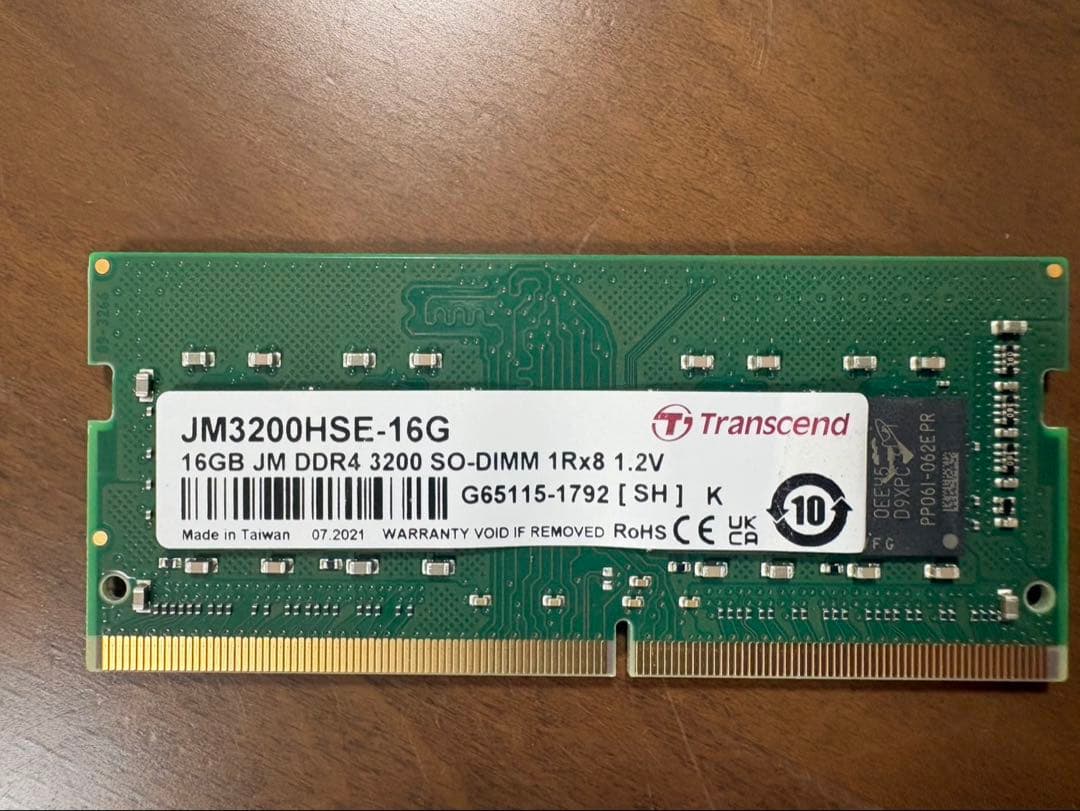 メモリー Transcend JM3200HSE-16G 16GB DDR4