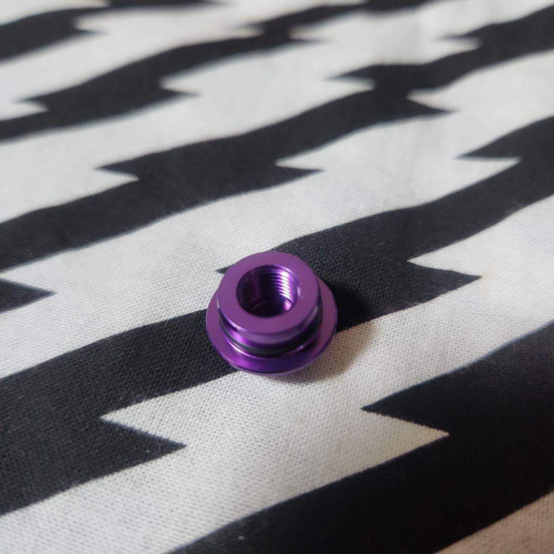 リブレ　LIVRE　限定　センターナット　シマノ左　ライトブルー　パープル