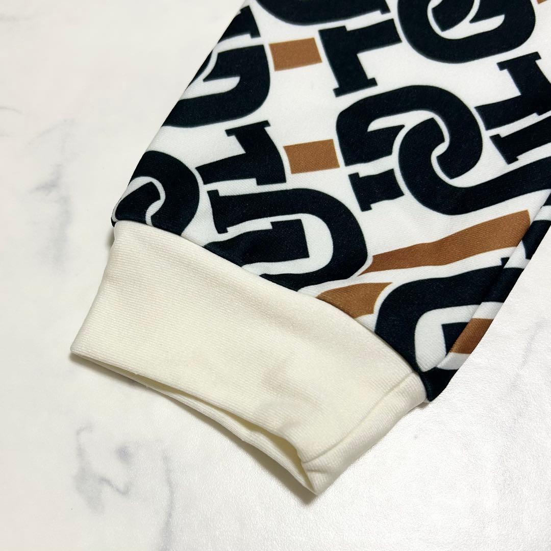 CPG GOLF チェーンロゴグラフィカルワンピース ゴルフ ホワイト×ブラック