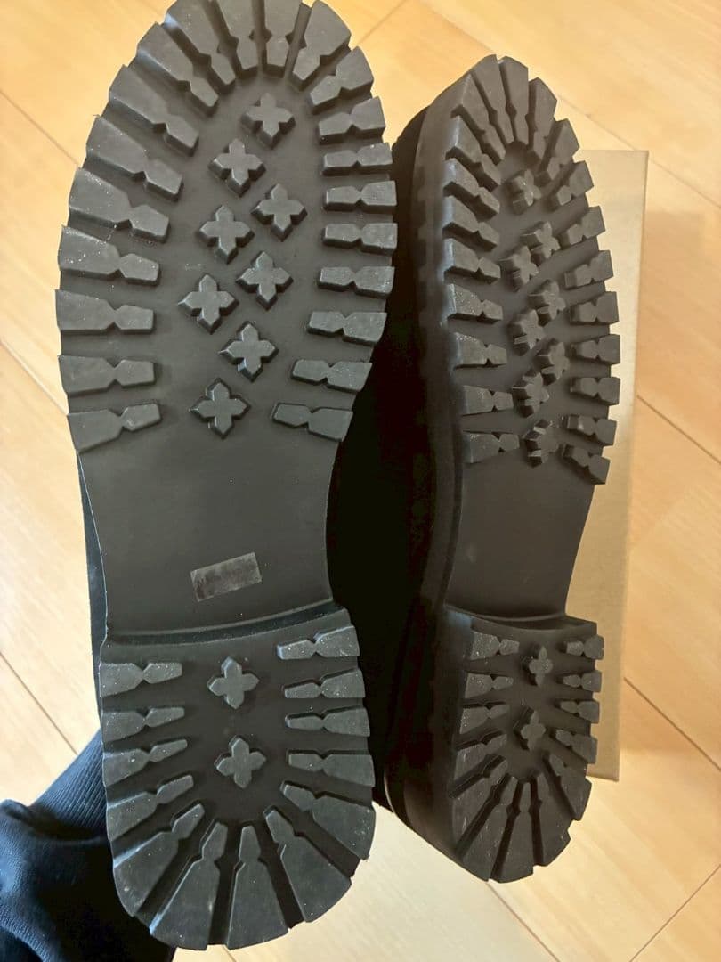 Shiun BLACK SUEDE MOCCASIN シウン M