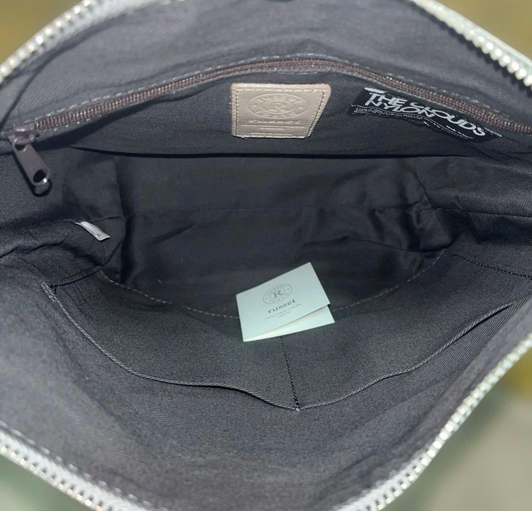 ラシットクラウズナイロンシンプルショルダーバッグ