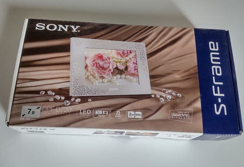 デジタルフォトフレーム SONY スワロフスキー ホワイト 新品未使用