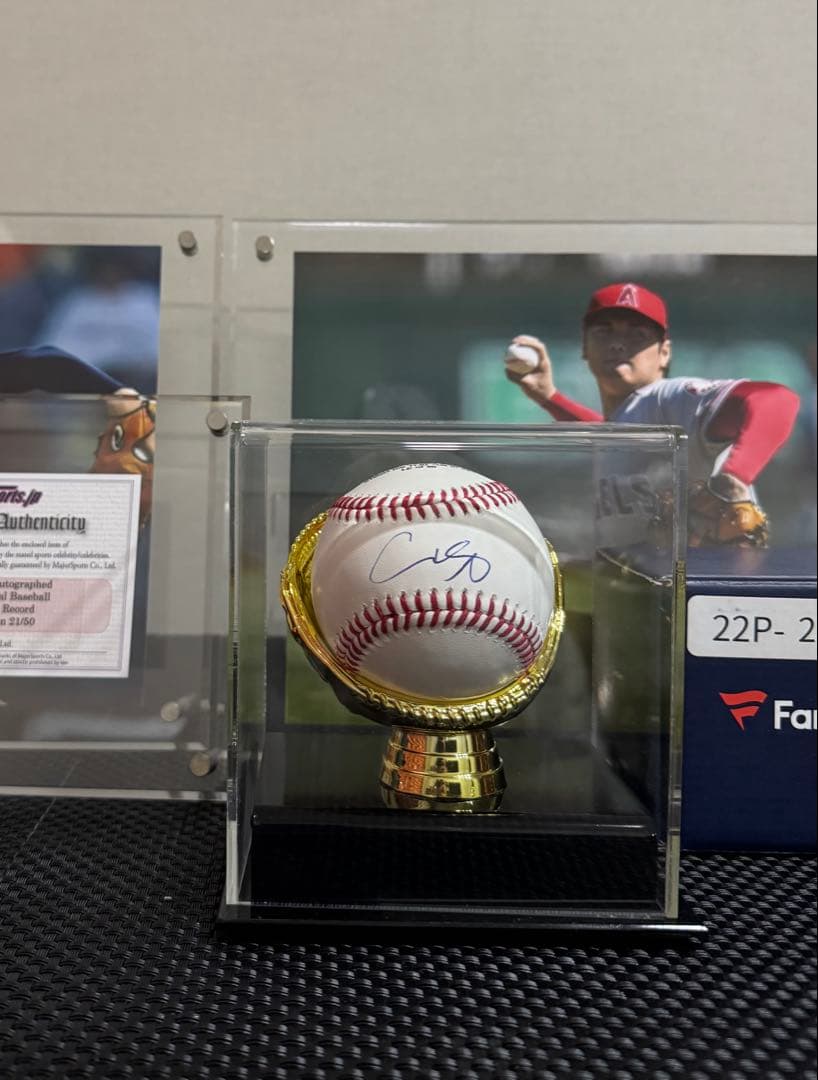 【NIFTY】大谷翔平 直筆サインボール MLB公式&Fanatics