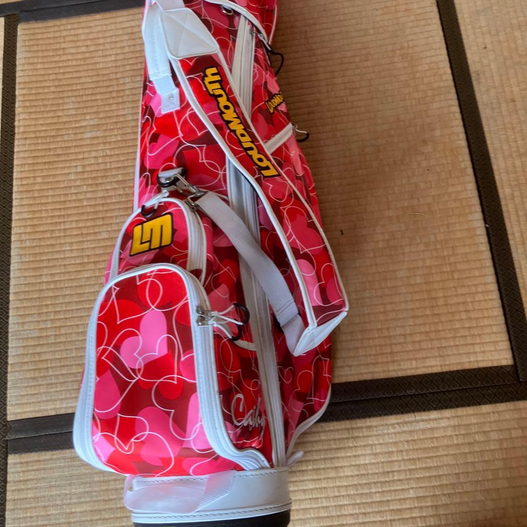 LTI ハート柄 ゴルフバッグ