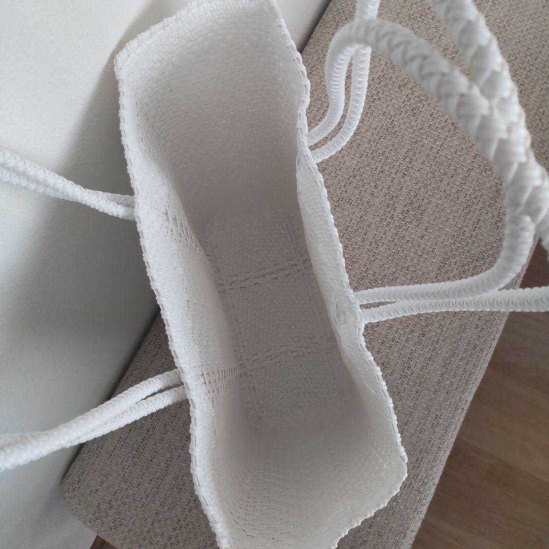 メルカドバッグ　レトラ ZIGZAG ホワイト (BOAT STYLE)