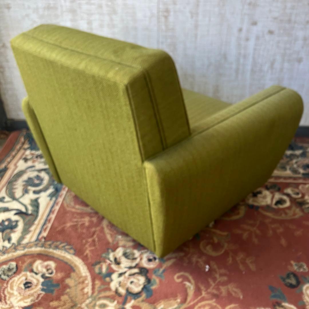 ② 昭和レトロ ミッドセンチュリー 一人掛けソファー ロビーチェア アームチェア
