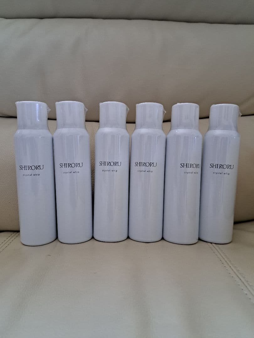 SHIRORU シロル クリスタルホイップ 洗顔料 6本セット おまけ付