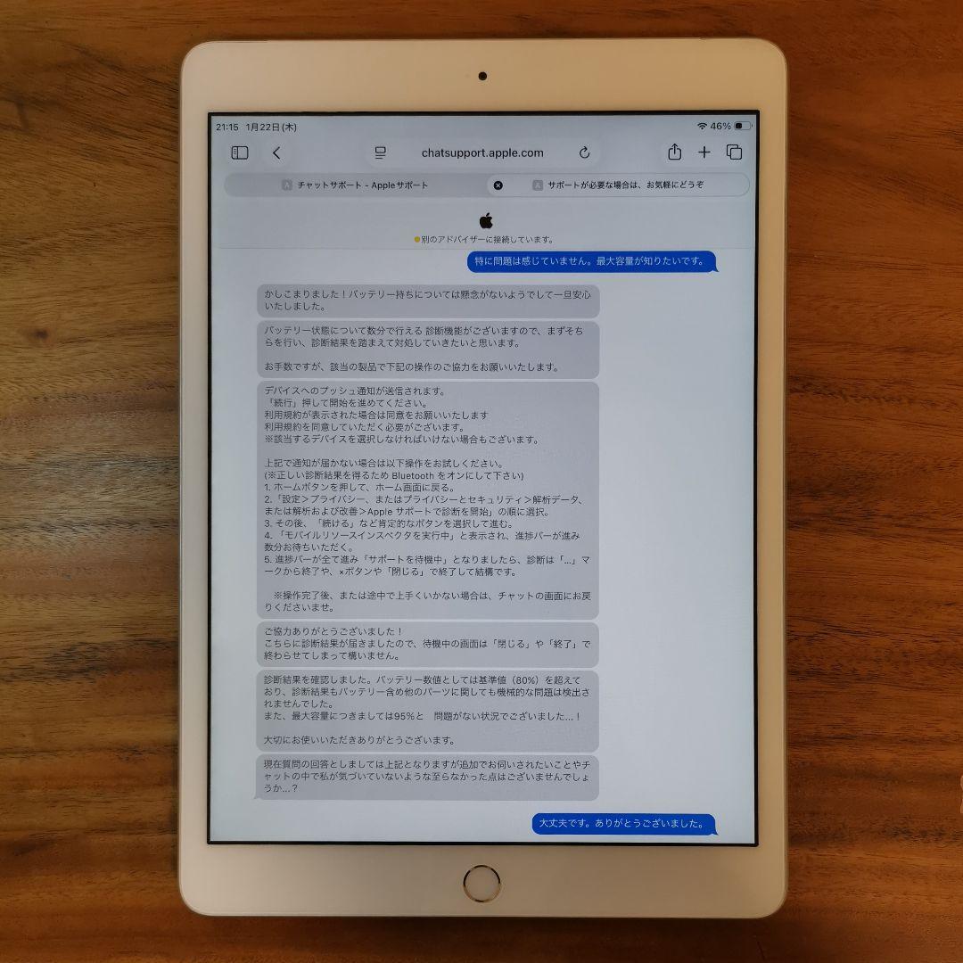 『準美品・最大容量95%』iPad 第8世代 32G『SIMフリー』901