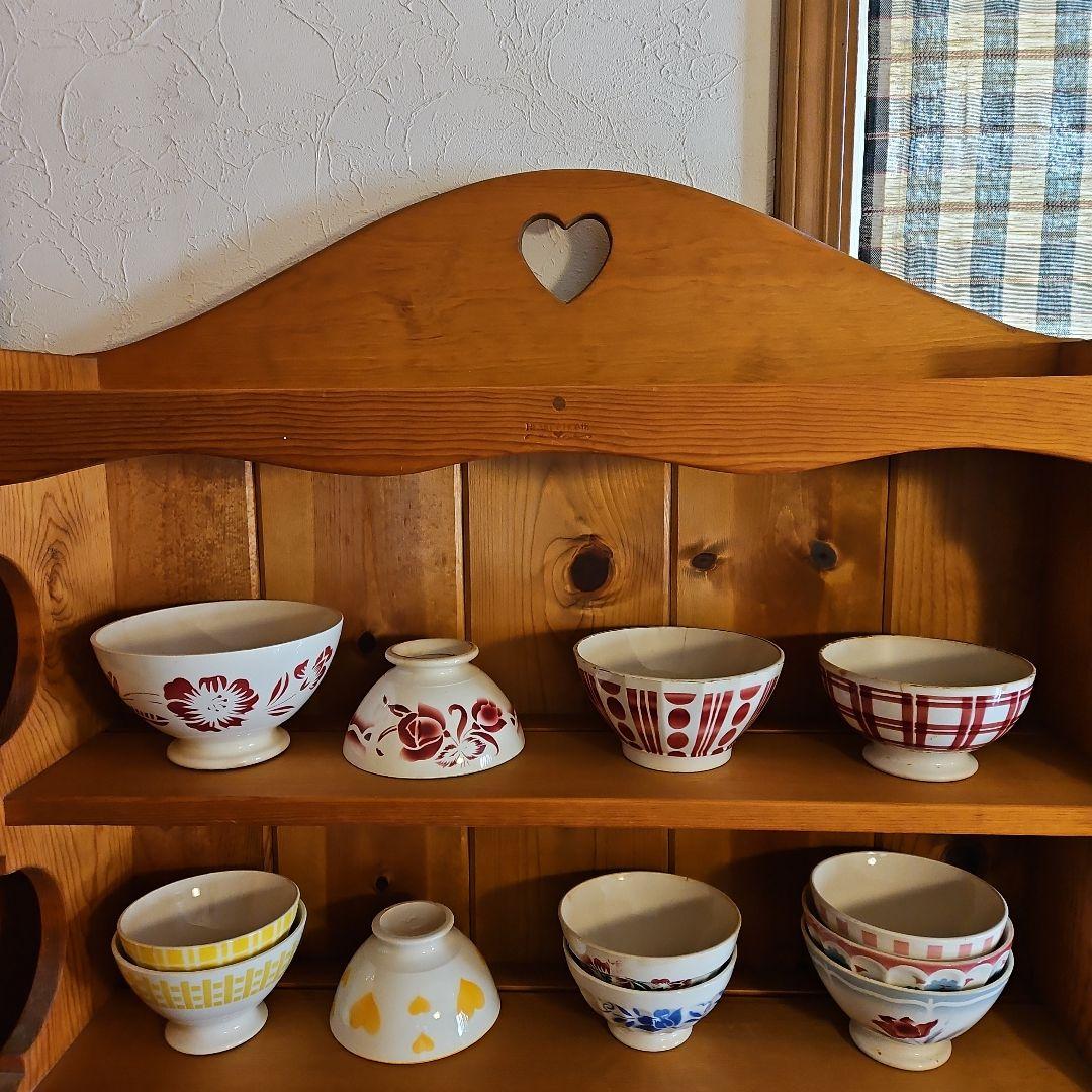 カフェオレボウル 12個セット フランス蚤の市