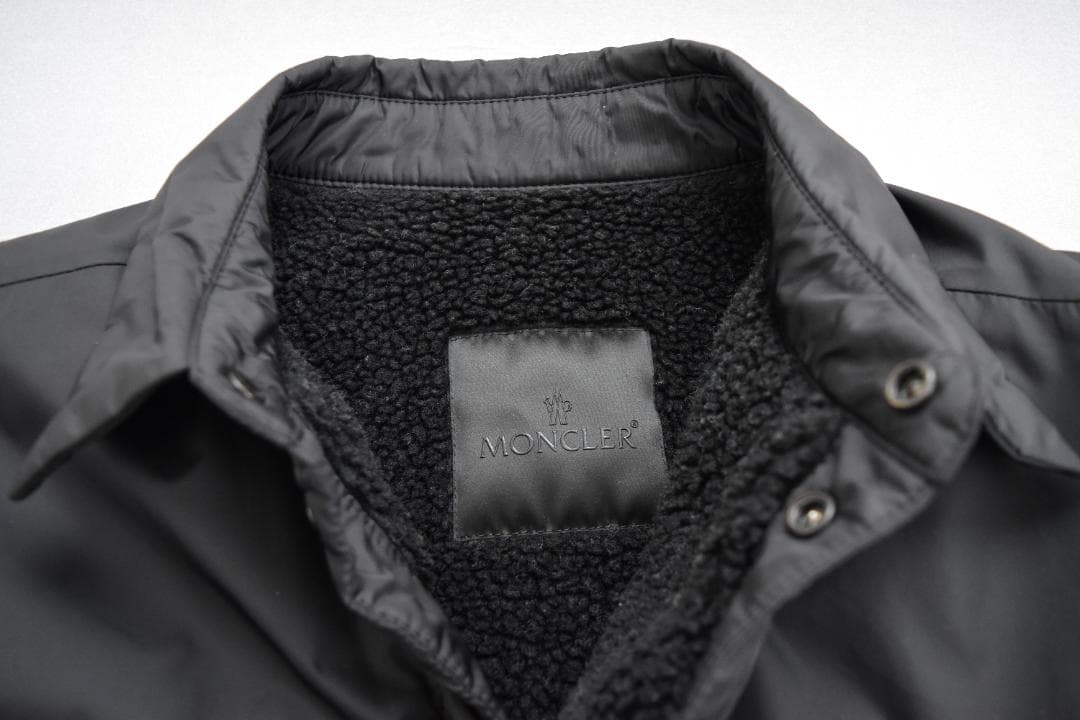 ・2020年・MONCLER・モンクレール・ボア・ダウンジャケット・ブラック・