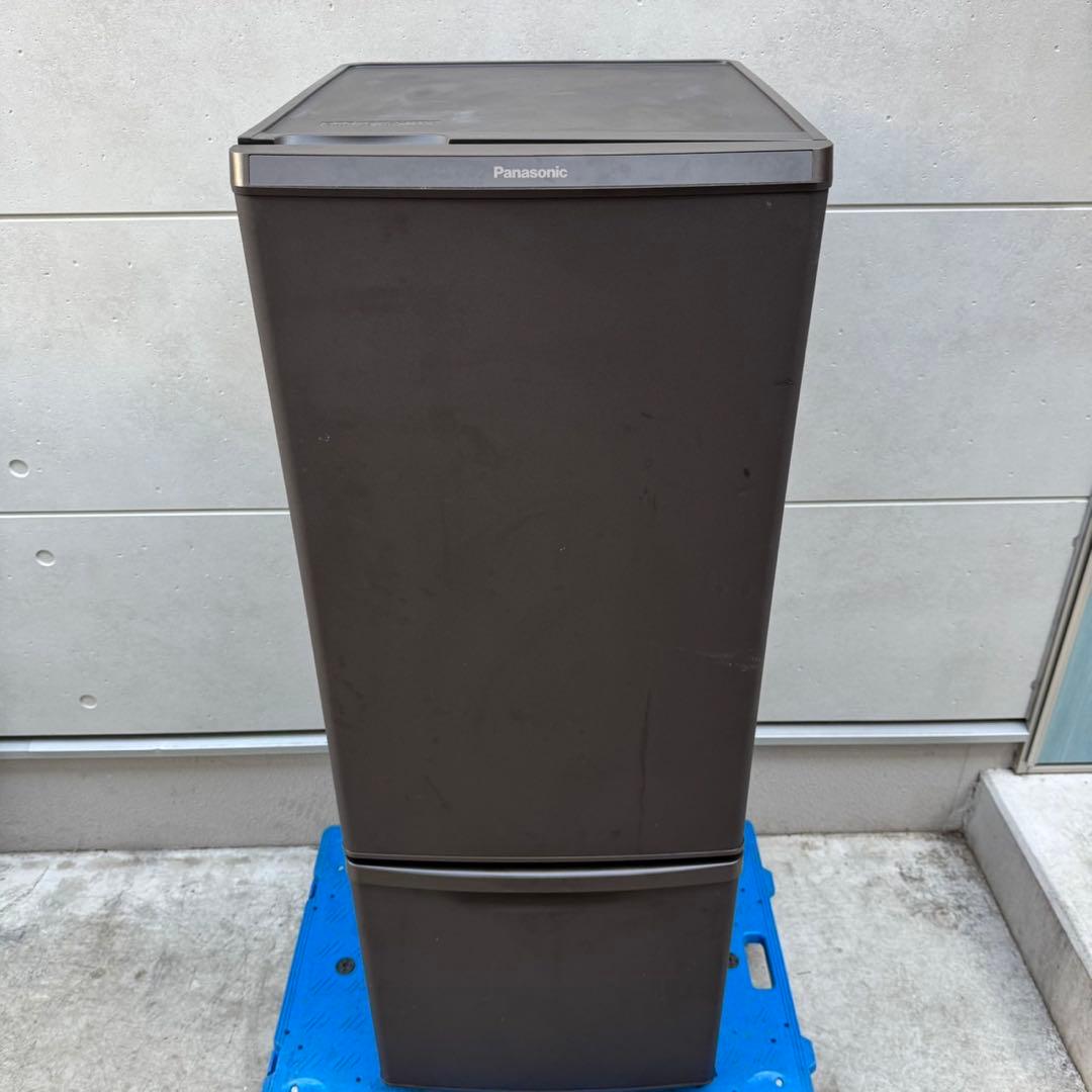 154⭐️2021年製★パナソニック　冷蔵庫　大型　マットブラウン　一人暮らし