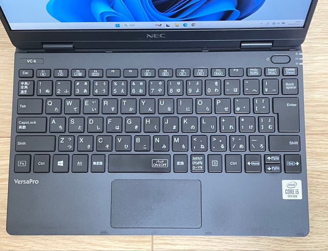 Windowsノート本体 NEC VersaPro FHD Core i5-10210Y SSD256GB