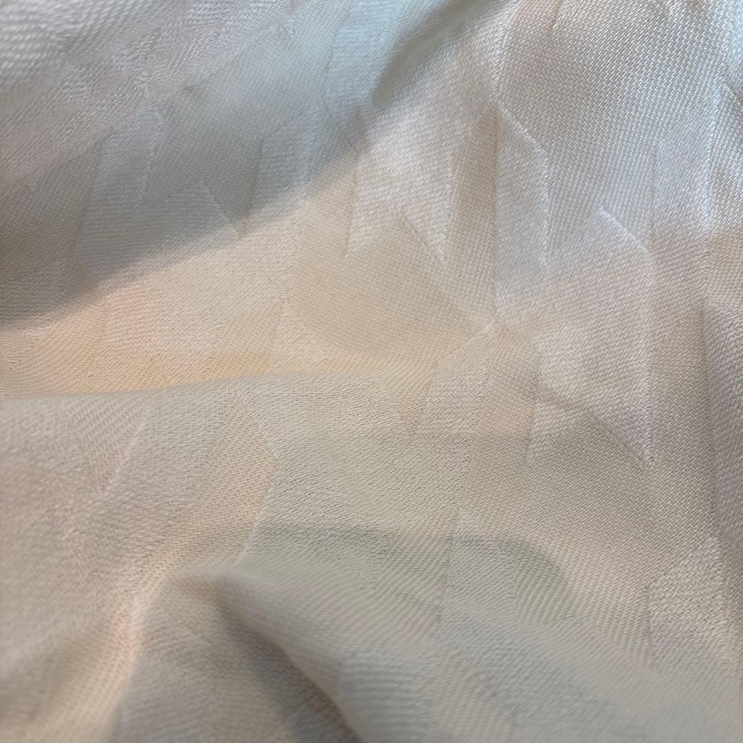 アーティポッペ　千鳥柄　ザイガイストツイードW オーガニックヘンプ　　ホワイト