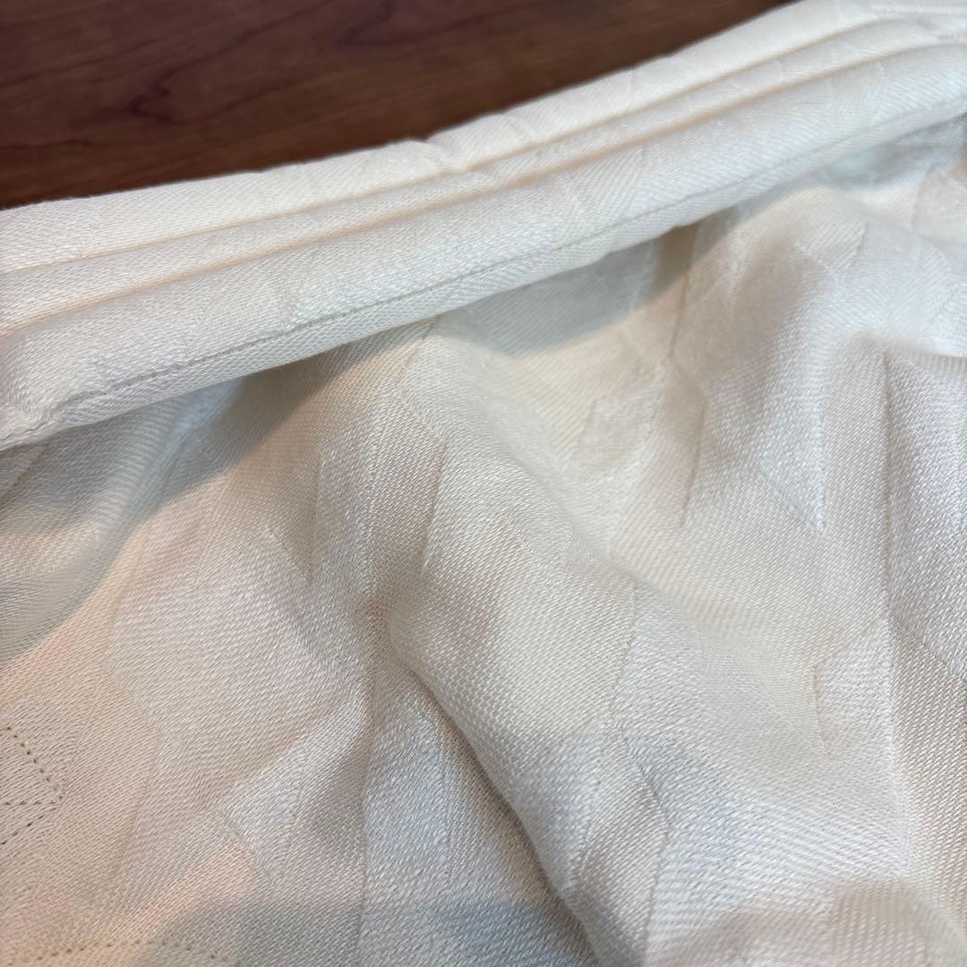 アーティポッペ　千鳥柄　ザイガイストツイードW オーガニックヘンプ　　ホワイト