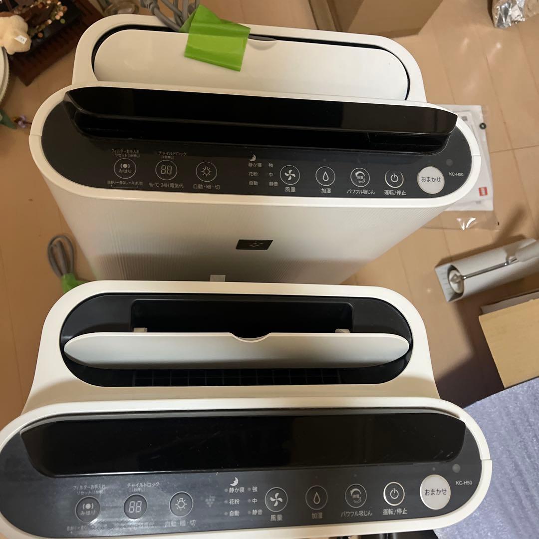 シャープ　空気清浄機　KC-H50-W 2018年製　2019年製