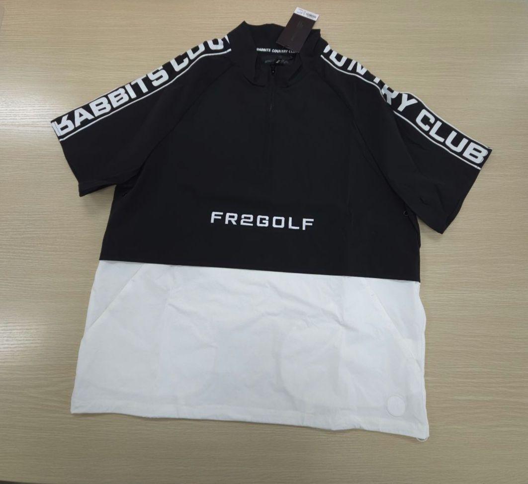 107. FR2 GOLF ハーフジップ ナイロン 半袖ブルゾン