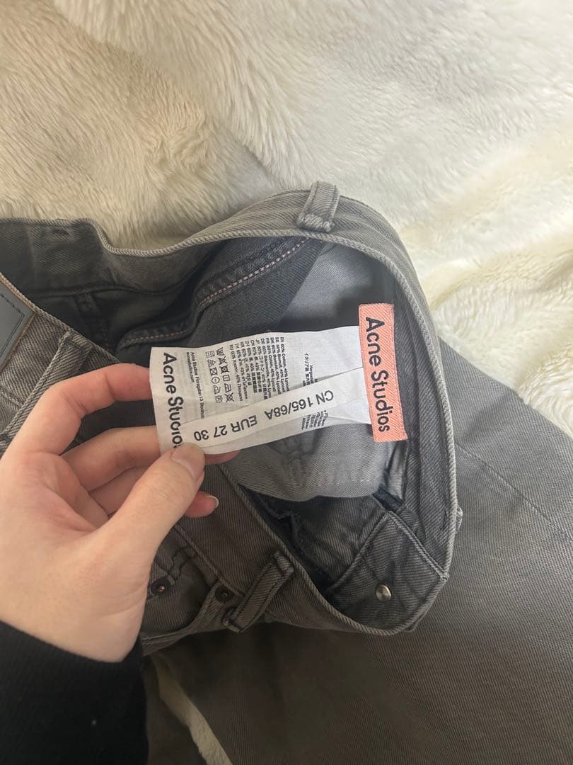 【美品】Acne studio リラックスフィットジーンズ 2022F グレー