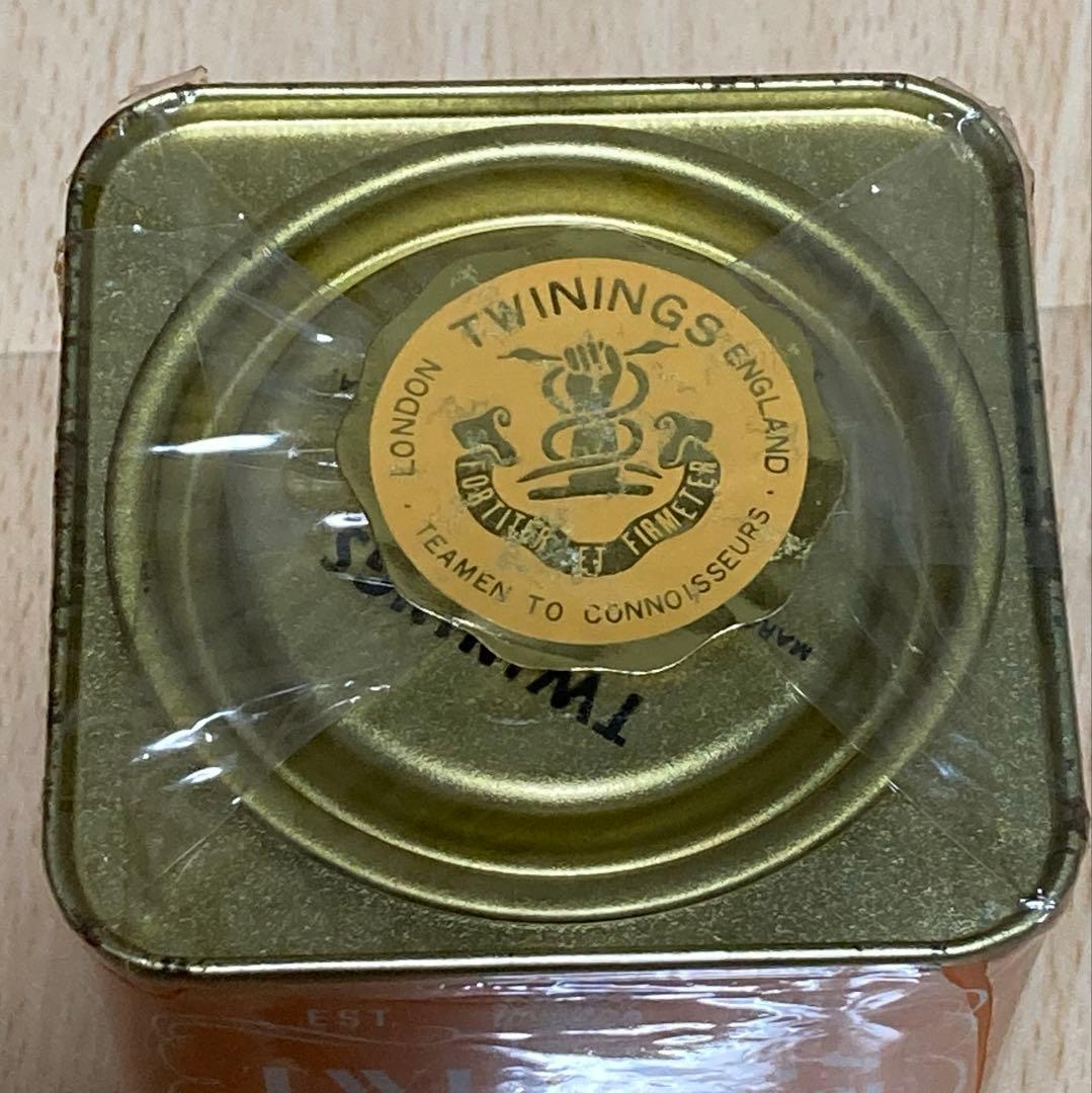 TWININGS 未開封 昭和レトロ紅茶缶/トワイニング オレンジペコ