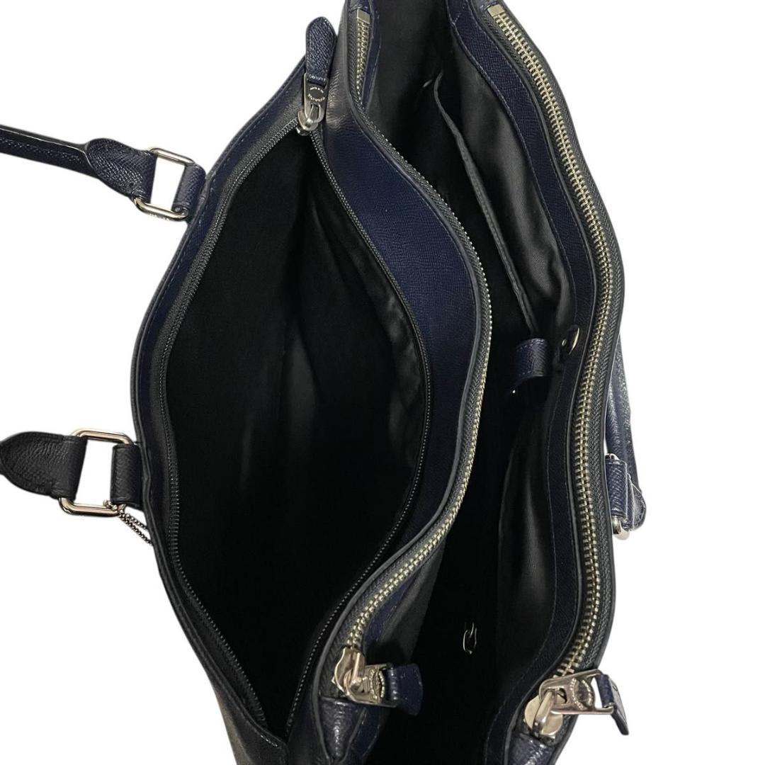 ✨良品✨COACH メトロポリタン 2way ブリーフケース ネイビー 斜め掛け