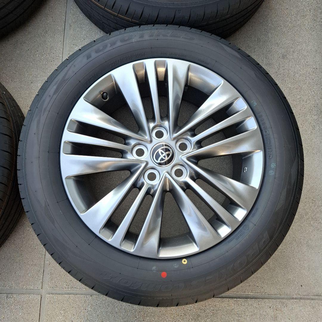 新型アルファード　40系　純正ホイール　タイヤ　18インチ　4本セット　新車外し